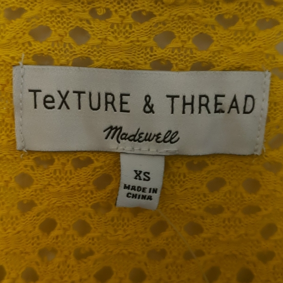 *Sold*MADEWELL Texture & Thread Eyelet Ruffle Top - Picture 2 of 6